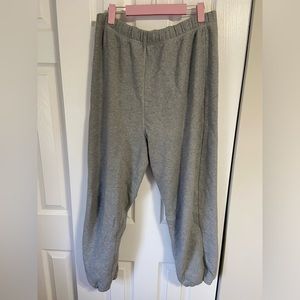 Reformation high rise cotton sweatpant joggers